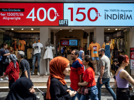 Turska inflacija blizu 60 posto, raste pritisak na središnju banku