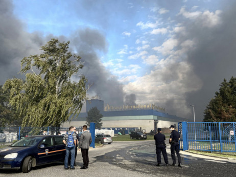 Ugašen požar u Drava Internationalu