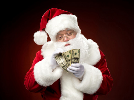 Djed Božićnjak ne zaboravlja ni investitore – donosi darove i na burze