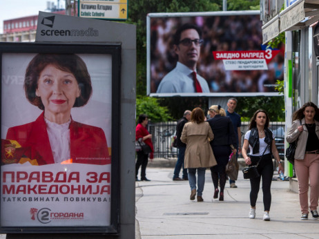 Opozicijska kandidatkinja vodi na predsjedničkim izborima u Sj. Makedoniji