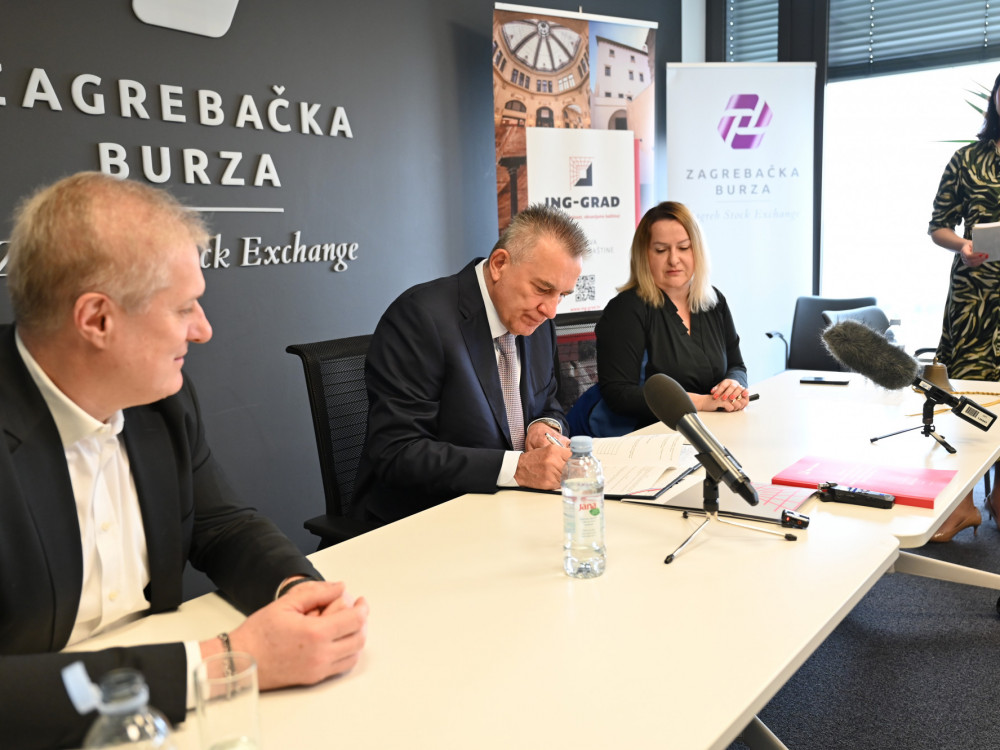 Dionica ING-GRAD-a nastavlja rasti, u sat i pol cijena skočila više od šest posto, zašto?